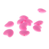 Maxbell 10 Pieces Baby Teether Silicon Teething Chew Jewelry DIY Necklace Pink