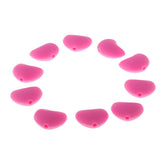 Maxbell 10 Pieces Baby Teether Silicon Teething Chew Jewelry DIY Necklace Pink