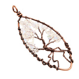 Maxbell Tree of Life Pendant Wire Wrapped Gemstone Pendant DIY Jewelry 2