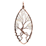 Maxbell Tree of Life Pendant Wire Wrapped Gemstone Pendant DIY Jewelry 2