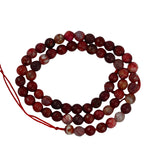 Maxbell Round Spacer Beads DIY Necklace Bracelet Jewerlry Making Ruby Blood