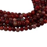 Maxbell Round Spacer Beads DIY Necklace Bracelet Jewerlry Making Ruby Blood