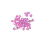 Maxbell 1000x Half Round Flat Back Pearls Scrapbook Embellishments 3mm Light Purple