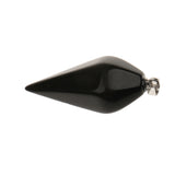 Maxbell Natural Gemstones Hexagonal Pointed Pendant Black Agate
