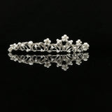 Maxbell Princess Crown Crystal Pearl Tiara Hair Accessory Wedding Bridal Jewelry