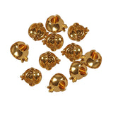 Maxbell 10 Gold Alloy Monkey Head Animal Loose Spacer Beads Jewelry Making Finding