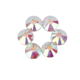 Maxbell 1400pcs/Ss12 Glass Crystal Round Flat Back Rhinestones Gems White AB Acrylic