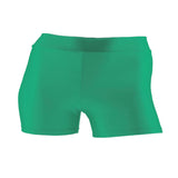 Maxbell Women Elastic Spandex Gym Dancing Running Skinny Shorts Hot Pants XL green