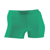 Maxbell Women Elastic Spandex Gym Dancing Running Skinny Shorts Hot Pants XL green