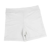 Maxbell Women Elastic Spandex Gym Dancing Running Skinny Shorts Hot Pants XXL white