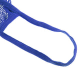 Maxbell Reusable Mesh Cotton Net String Organizer Shopping Shoulderbag Royal Blue