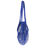 Maxbell Reusable Mesh Cotton Net String Organizer Shopping Shoulderbag Royal Blue