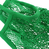 Maxbell Reusable Mesh Cotton Net String Organizer Shopping Shoulderbag Green