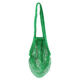 Maxbell Reusable Mesh Cotton Net String Organizer Shopping Shoulderbag Green