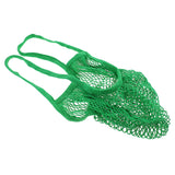 Maxbell Reusable Mesh Cotton Net String Organizer Shopping Shoulderbag Green