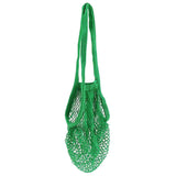 Maxbell Reusable Mesh Cotton Net String Organizer Shopping Shoulderbag Green