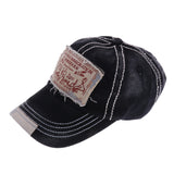 Maxbell baseball cap cotton sun hat black