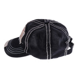 Maxbell baseball cap cotton sun hat black