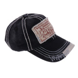 Maxbell baseball cap cotton sun hat black