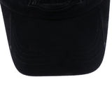 Maxbell Retro printed patch embroidered baseball cap cotton sun hat black