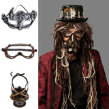 Maxbell Men Masquerade Mask Greek Roman Party Mask Mardi Gras Halloween Mask Style 1