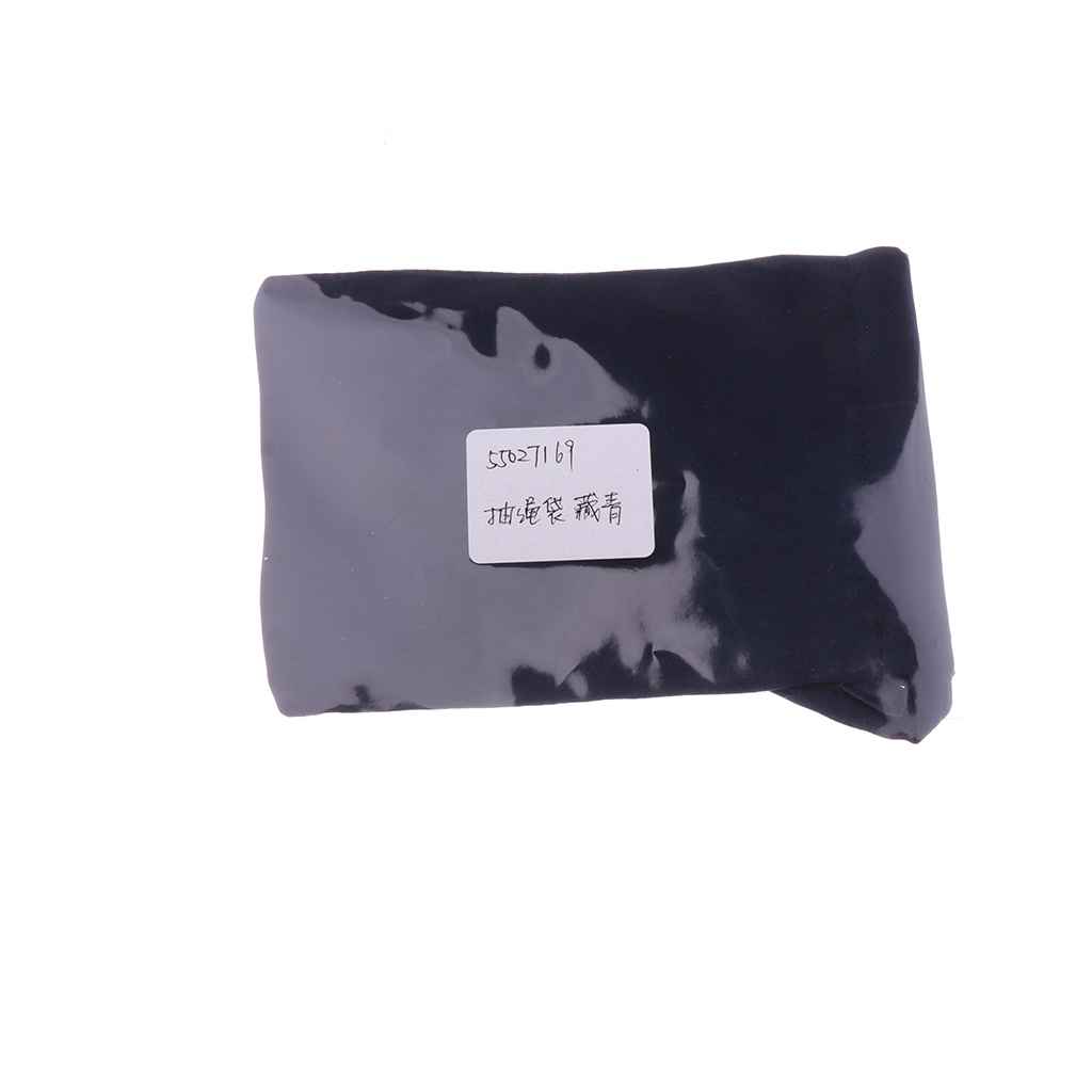 Maxbell Silk Sleep Eye Mask Padded Shade Cover Travel Sack Storage Bag Navy