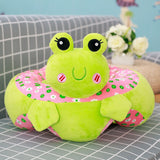 Maxbell Cotton Baby Support Seat Soft Chair Car Cushion Plush Seat Green Frog