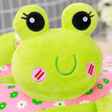 Maxbell Cotton Baby Support Seat Soft Chair Car Cushion Plush Seat Green Frog