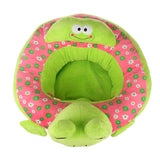 Maxbell Cotton Baby Support Seat Soft Chair Car Cushion Plush Seat Green Frog