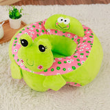 Maxbell Cotton Baby Support Seat Soft Chair Car Cushion Plush Seat Green Frog