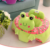 Maxbell Cotton Baby Support Seat Soft Chair Car Cushion Plush Seat Green Frog