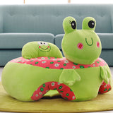 Maxbell Cotton Baby Support Seat Soft Chair Car Cushion Plush Seat Green Frog