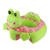 Maxbell Cotton Baby Support Seat Soft Chair Car Cushion Plush Seat Green Frog