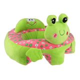 Maxbell Cotton Baby Support Seat Soft Chair Car Cushion Plush Seat Green Frog