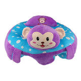 Maxbell Cotton Baby Support Seat Soft Chair Car Cushion Plush Seat Purple Monkey