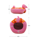 Maxbell Cotton Baby Support Seat Soft Chair Car Cushion Plush Seat Pink Elephant