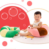 Maxbell Infant Baby Support Seat Learn sit Soft Chair Cushion Sofa Plush Toy Style 1-Pink