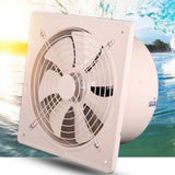 Maxbell 8inch Kitchen Toilet Exhaust Fan Window Air Ventilation Blower Booster White