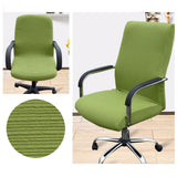 Maxbell Chair Cover Armchair Seat Swivel Chair Slipcover for Home Office Green S