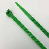 Maxbell 100pcs Self-locking Nylon Cable Tie Plastic Cord Zip Wire Kit 4x250mm Green