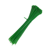 Maxbell 100pcs Self-locking Nylon Cable Tie Plastic Cord Zip Wire Kit 4x250mm Green