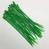 Maxbell 100pcs Self-locking Nylon Cable Tie Plastic Cord Zip Wire Kit 4x250mm Green