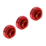 Maxbell 3x AC Heater Panel Control Knob for Nissan Venucia T70 Qashqai X-Trail Red