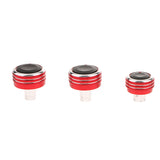 Maxbell 3 Pieces Air conditioner Knob Control Switch for Bora C-Trek LAVIDA red