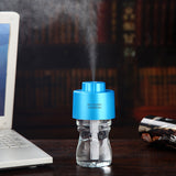 Maxbell Night Light Car USB Water Bottle Caps Humidifier Air Diffuser Blue