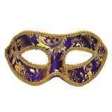 Maxbell Venetian Masquerade Fancy Dress Ball Eye Mask Party Halloween Costume Purple