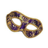 Maxbell Venetian Masquerade Fancy Dress Ball Eye Mask Party Halloween Costume Purple