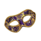 Maxbell Venetian Masquerade Fancy Dress Ball Eye Mask Party Halloween Costume Purple