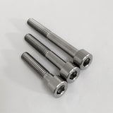 Maxbell 5pcs M5*30 Titanium Alloy GR5 TC4 Hexagonal Socket Allen Cap Bolt Screw