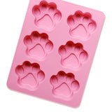 Maxbell Cat Paws Ice Cube Tray Freeze Jelly Pudding Cake Chocolate Mold Maker Tool